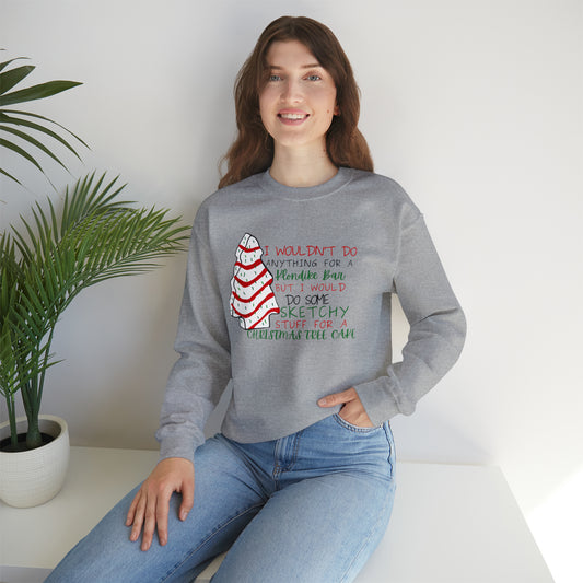 Christmas Tree Cake Crewneck Sweatshirt