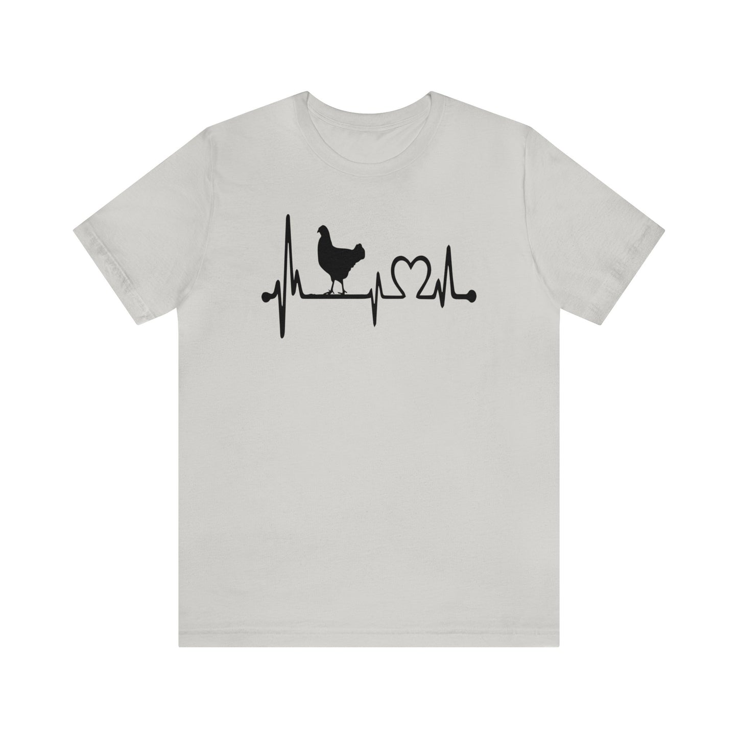 Chicken Lifeline Heartbeat Premiun Short Sleeve Tee