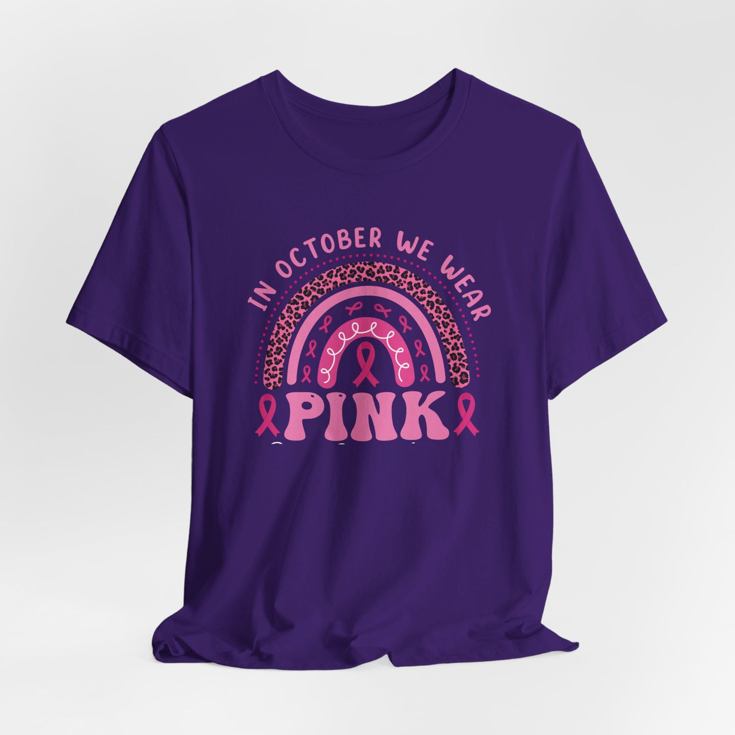 In October We Wear Pink-Breast Cancer Awareness Premium Short Sleeve Tee