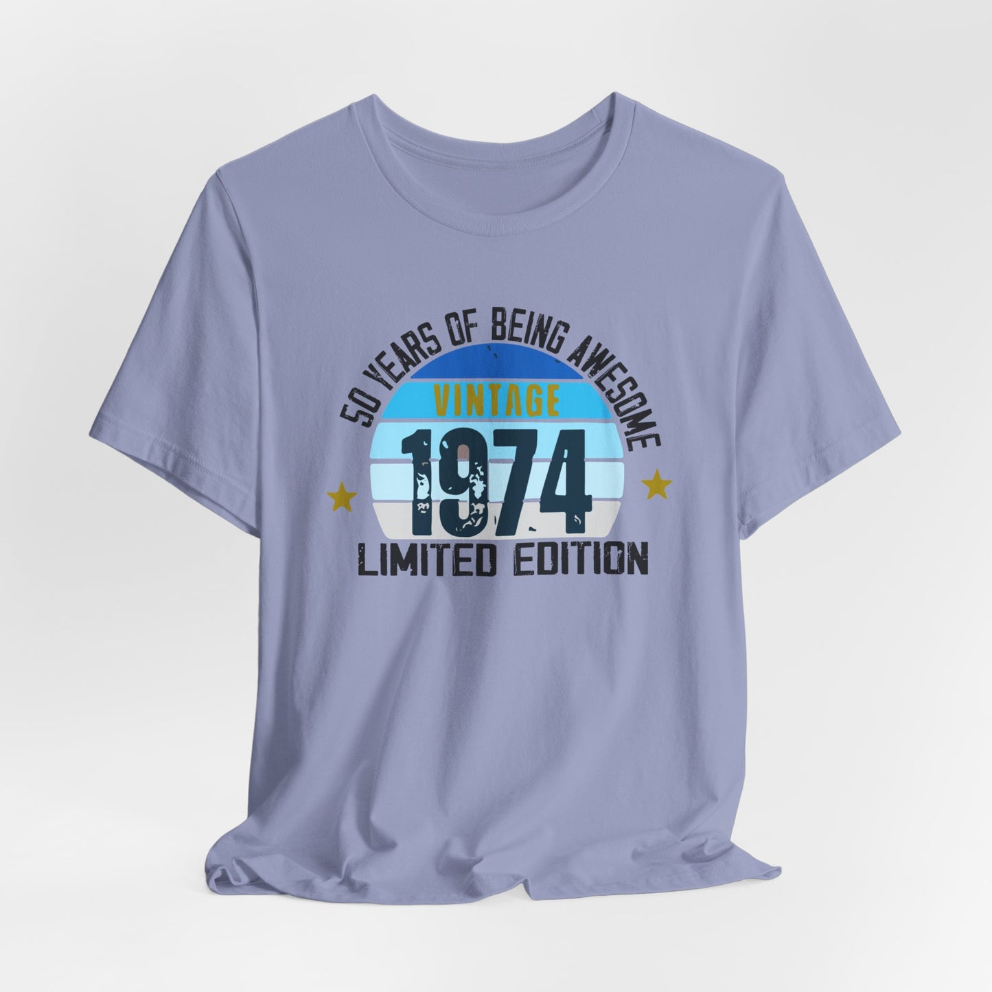 50 Years of Being Awesome - Vintage 1974 - Limited Edition Premium Short Sleeve Tee