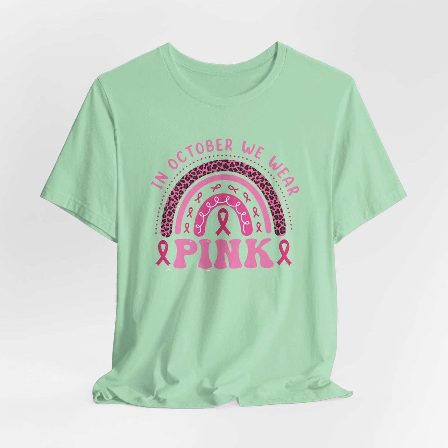 In October We Wear Pink-Breast Cancer Awareness Premium Short Sleeve Tee