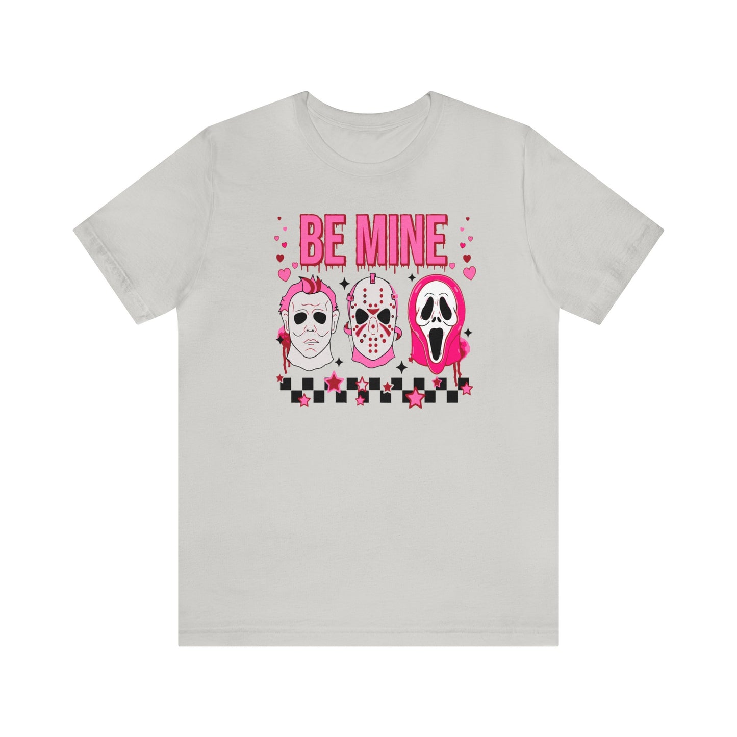 Be Mine Horror Characters Valentines Premium Short Sleeve Tee