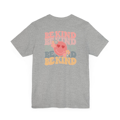 Be Kind-Smiley Face Premium Short Sleeve Tee