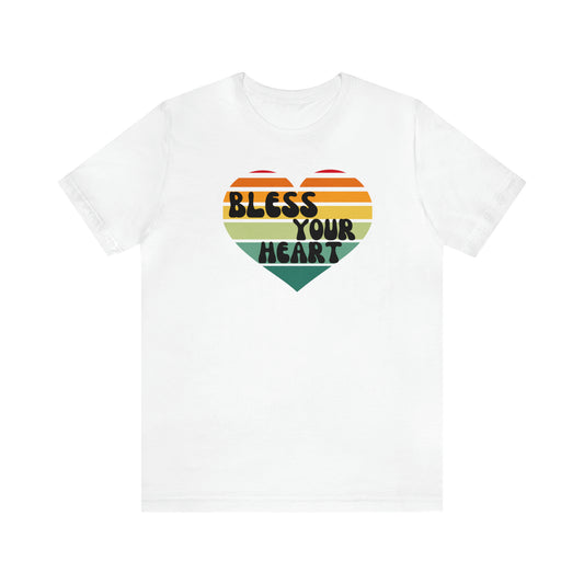 Retro Bless Your Heart Premium Short Sleeve Tee