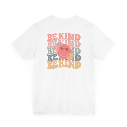 Be Kind-Smiley Face Premium Short Sleeve Tee