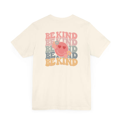 Be Kind-Smiley Face Premium Short Sleeve Tee