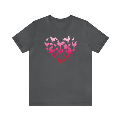 Chicken Heart Premium Short Sleeve Tee