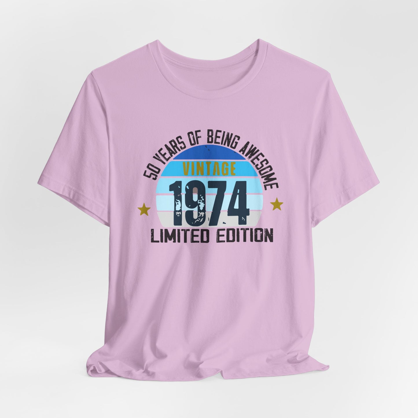 50 Years of Being Awesome - Vintage 1974 - Limited Edition Premium Short Sleeve Tee