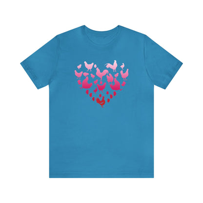 Chicken Heart Premium Short Sleeve Tee