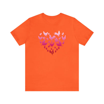 Chicken Heart Premium Short Sleeve Tee