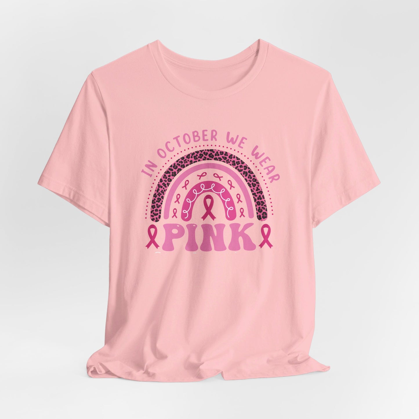 In October We Wear Pink-Breast Cancer Awareness Premium Short Sleeve Tee