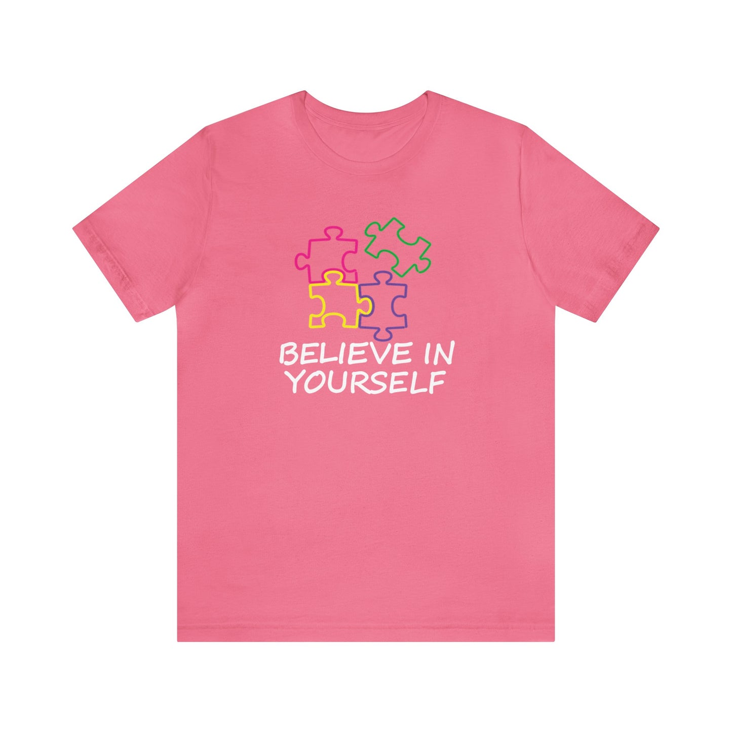 Believe In Yourself Puzzle Piece Premium Short Sleeve Tee