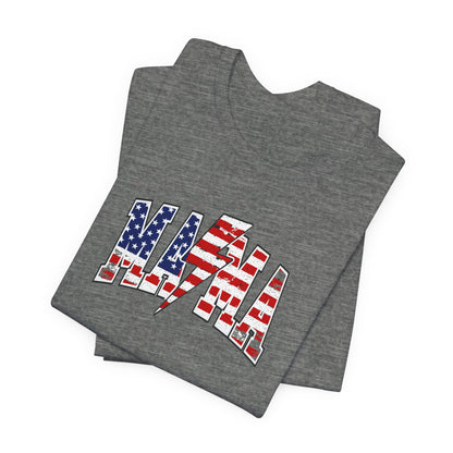 American Flag Mama/Lightening Bolt Premium Short Sleeve Tee