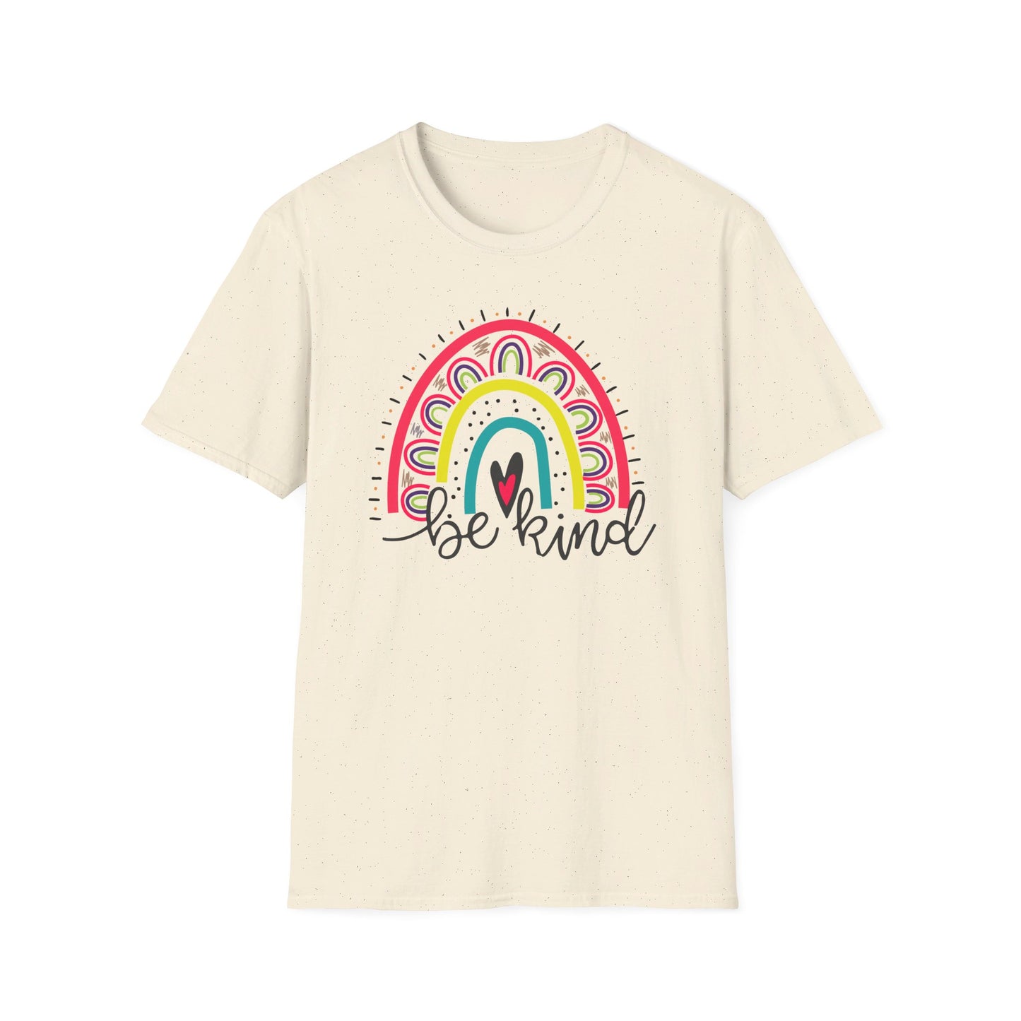 Be Kind- Rainbow Softstyle T-Shirt