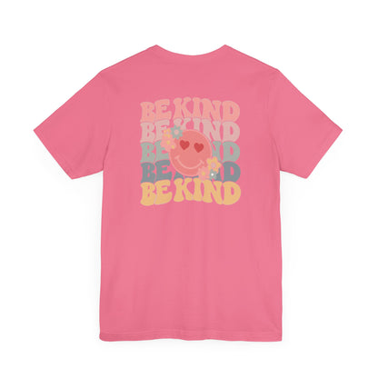 Be Kind-Smiley Face Premium Short Sleeve Tee