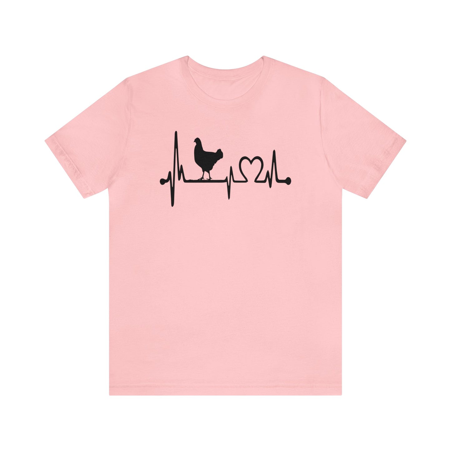 Chicken Lifeline Heartbeat Premiun Short Sleeve Tee