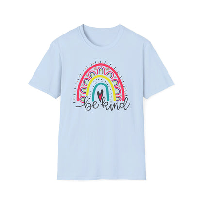 Be Kind- Rainbow Softstyle T-Shirt