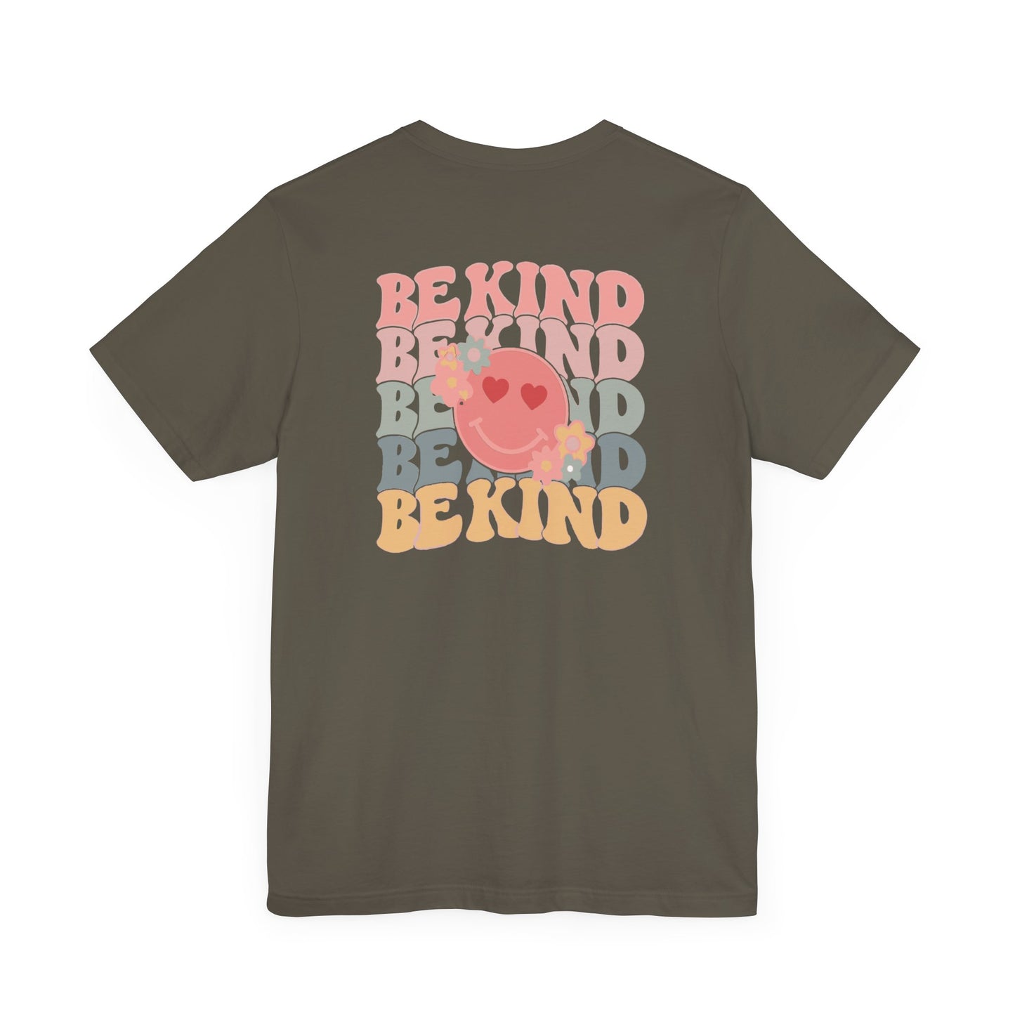 Be Kind-Smiley Face Premium Short Sleeve Tee