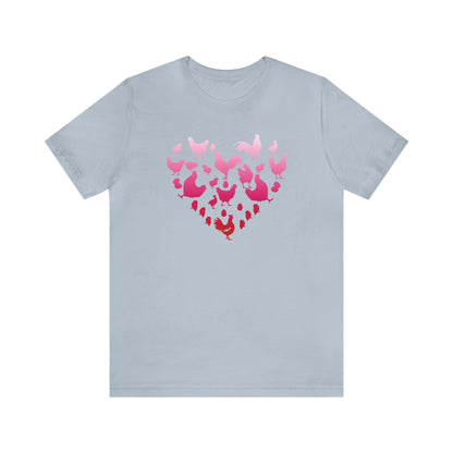 Chicken Heart Premium Short Sleeve Tee