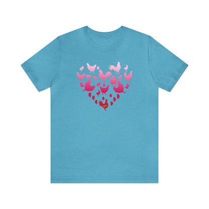 Chicken Heart Premium Short Sleeve Tee