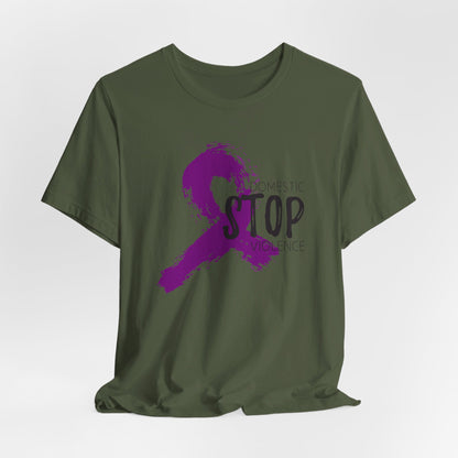 Stop Domestic Violence Premium Short Sleeve Tee