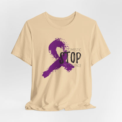 Stop Domestic Violence Premium Short Sleeve Tee