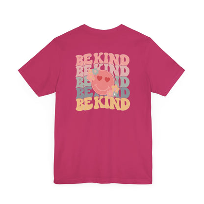 Be Kind-Smiley Face Premium Short Sleeve Tee