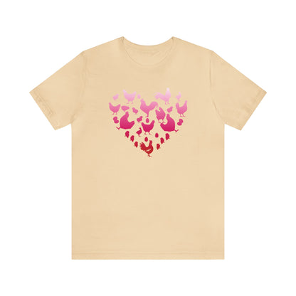 Chicken Heart Premium Short Sleeve Tee