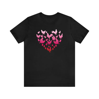 Chicken Heart Premium Short Sleeve Tee