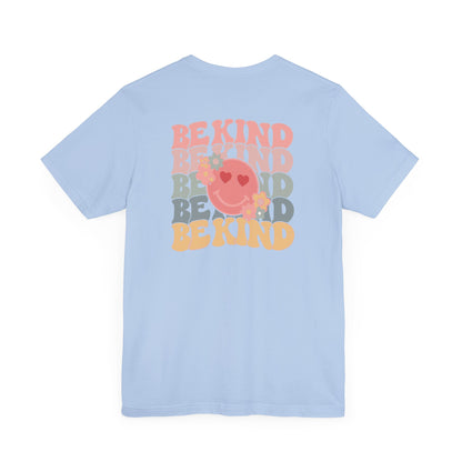 Be Kind-Smiley Face Premium Short Sleeve Tee