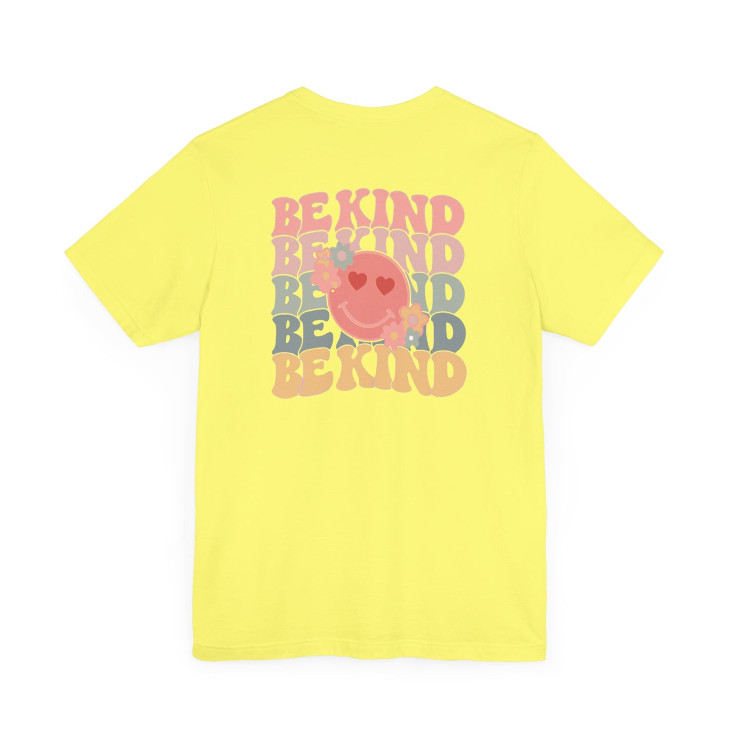 Be Kind-Smiley Face Premium Short Sleeve Tee