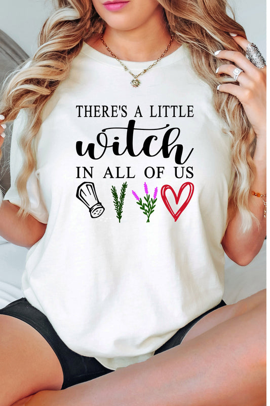 A Little Witch In All of Us Premium Short Sleeve Tee