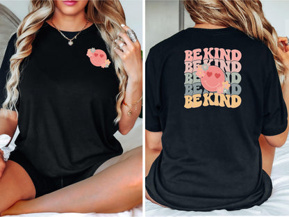 Be Kind-Smiley Face Premium Short Sleeve Tee