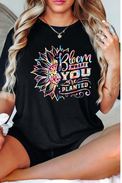 Bloom Where You Are Planted Premium Short Sleeve Tee