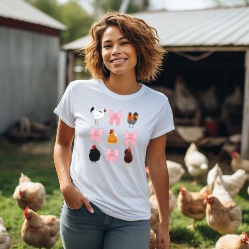 Hens 'N Bows Premium Short Sleeve Tee