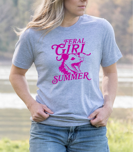 Feral Girl Summer Premium Short Sleeve Tee