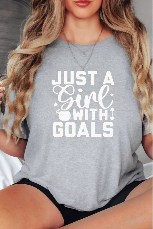 Just A Girl With Goals Softstyle Tee