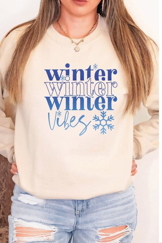 Winter Vibes Crewneck Sweatshirt