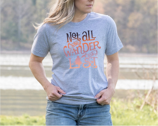 Not All Who Wander Are Lost Premium Short Sleeve Tee